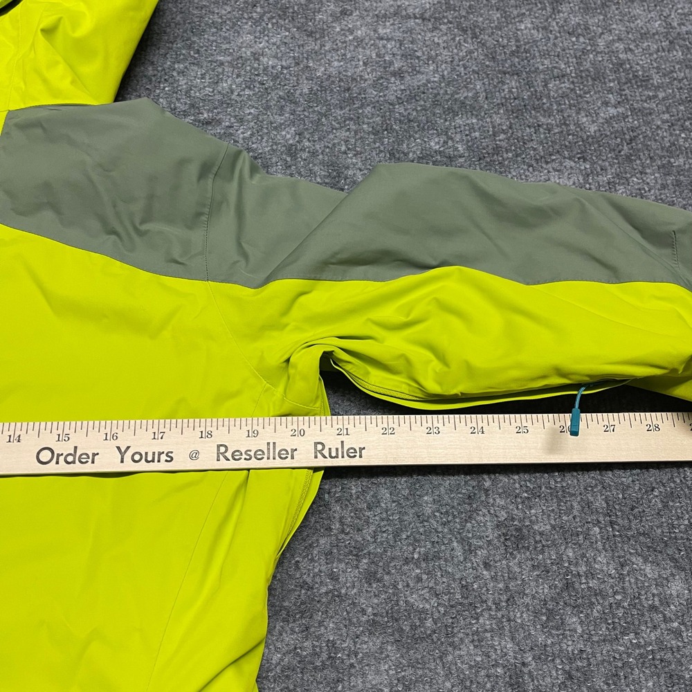 Mountain Hardwear Jacket Womens Medium Neon Yellow Polara Insulated RECCO Ski - Picture 16 of 16